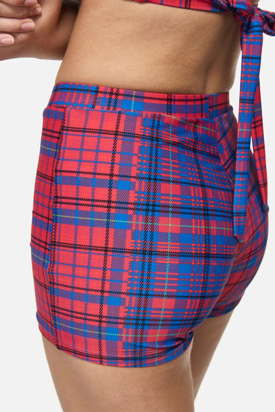 Envy Tartan Swim Bottoms - Image 5