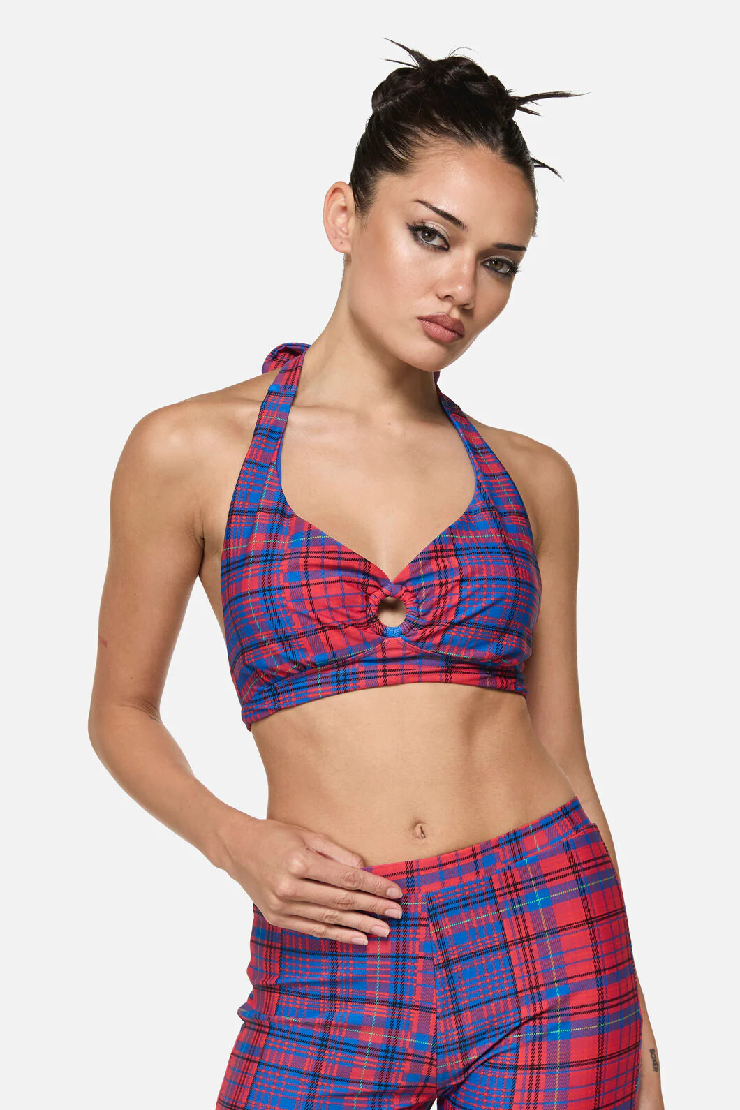 Envy Tartan Swim Top
