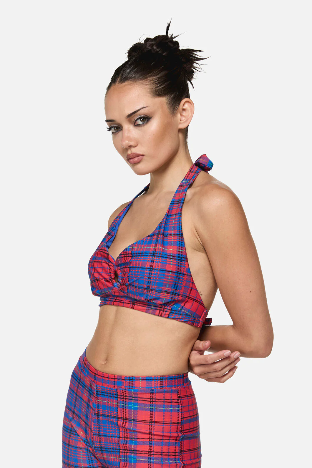 Envy Tartan Swim Top - Image 2