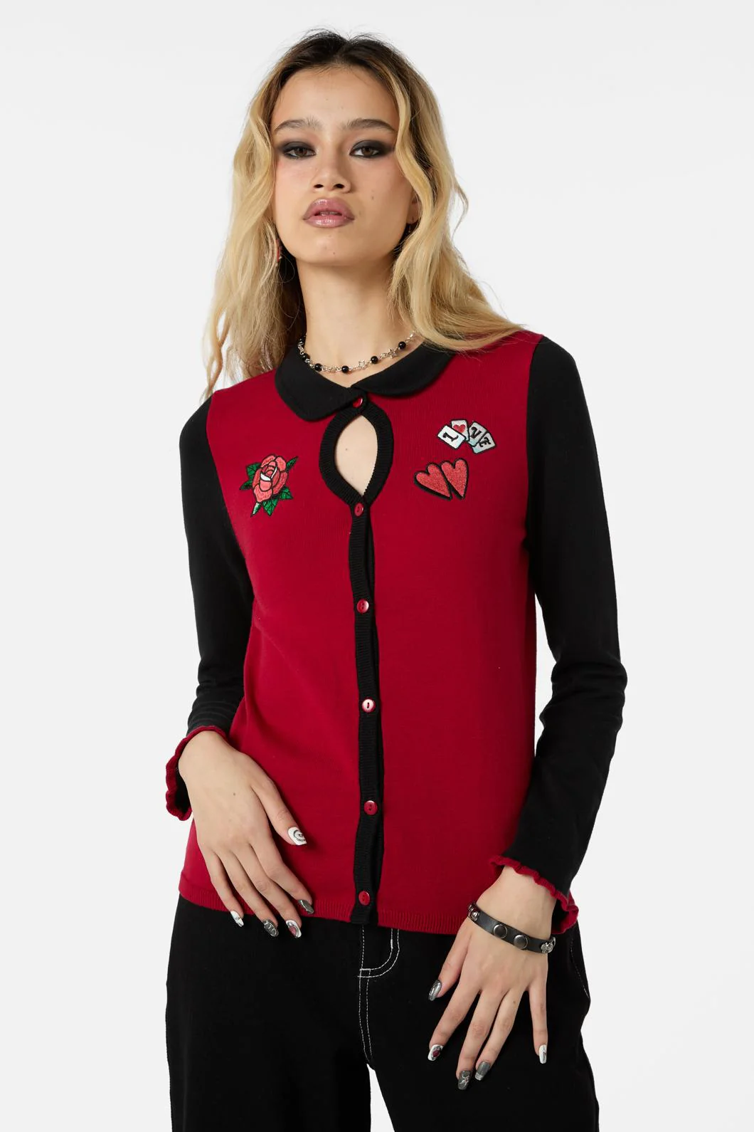 Eros Contrast Cardi