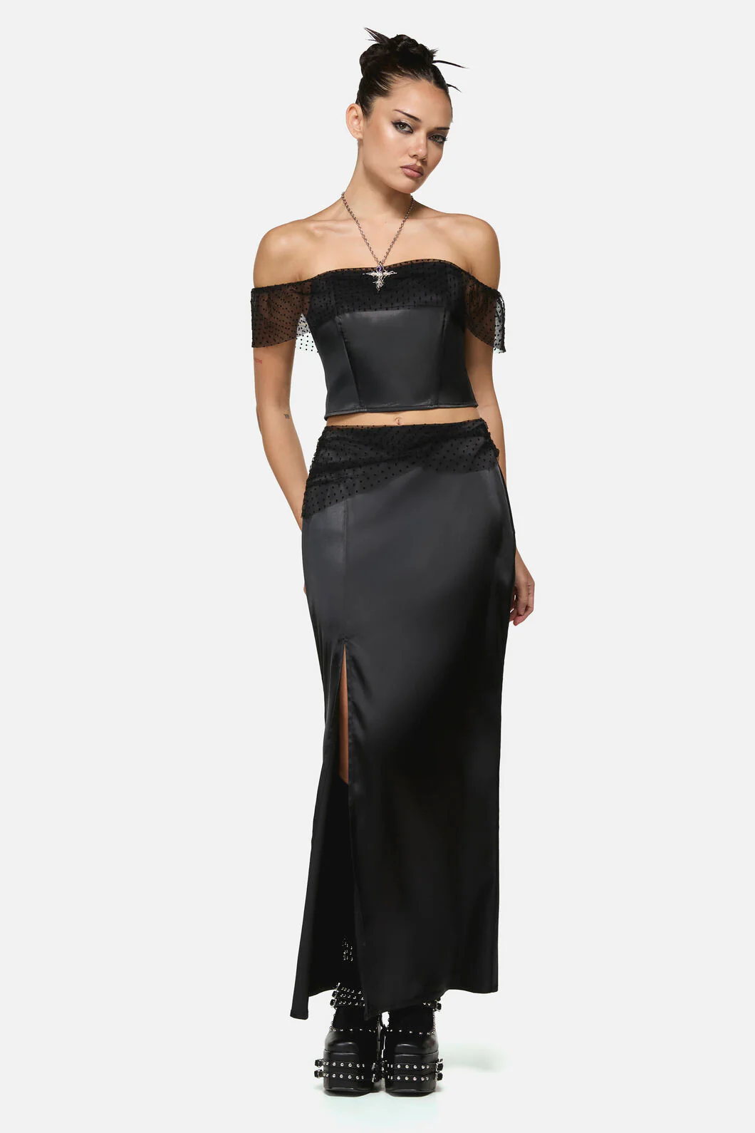 Esmeralda Formal Goth Top - Image 4