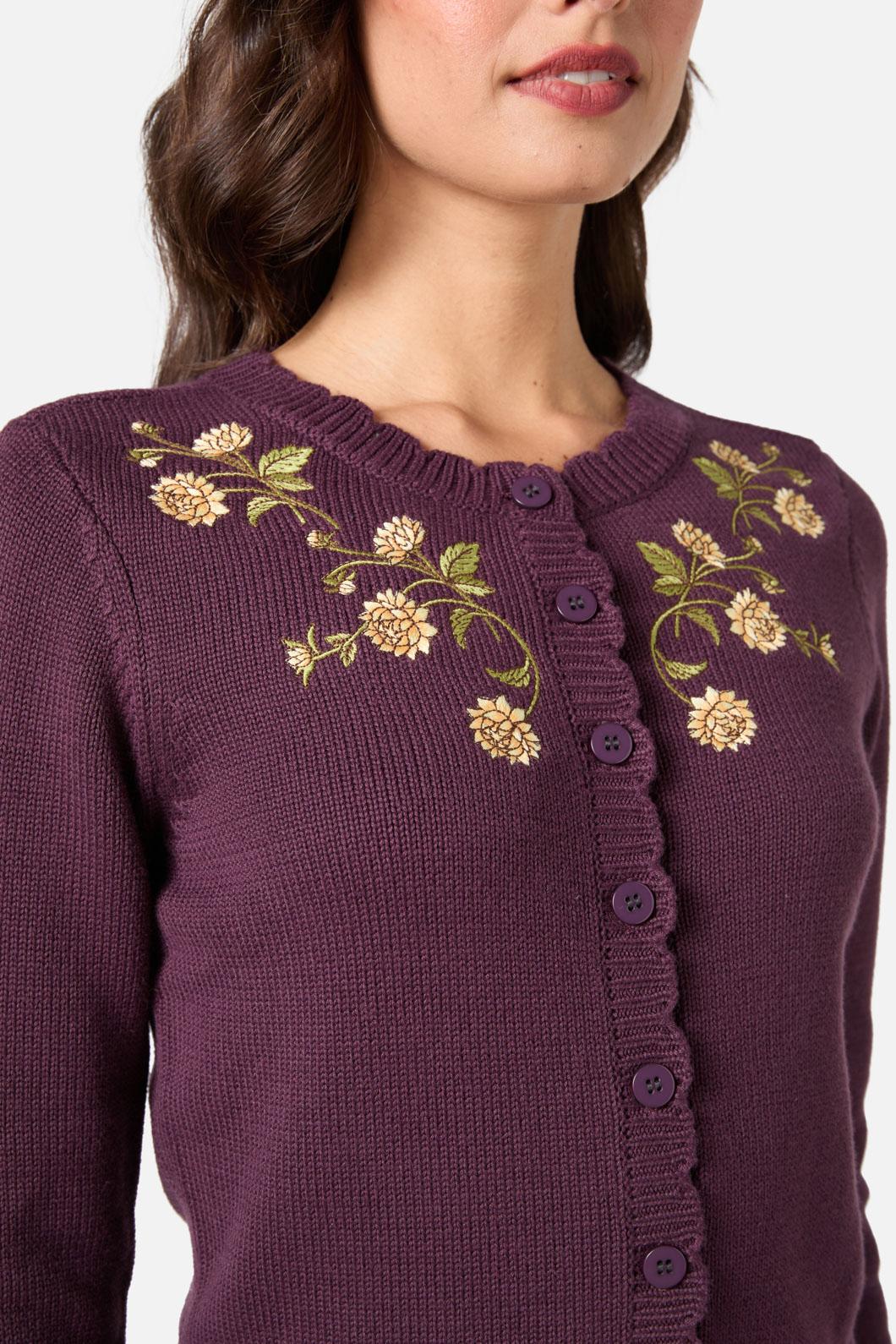 Esmerelda Embroidered Cardigan - Image 5