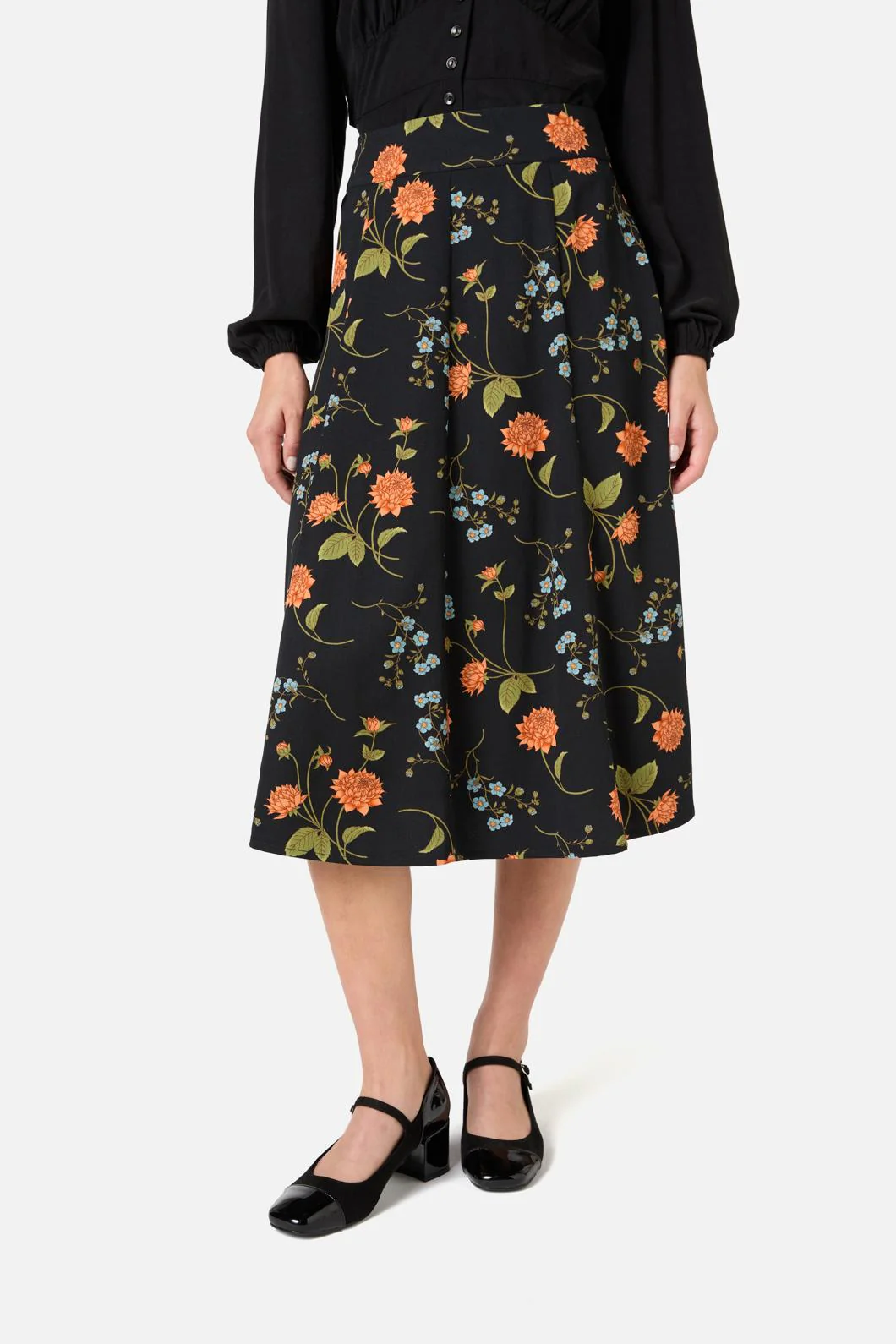 Esmerelda Floral Midi Skirt - Image 2