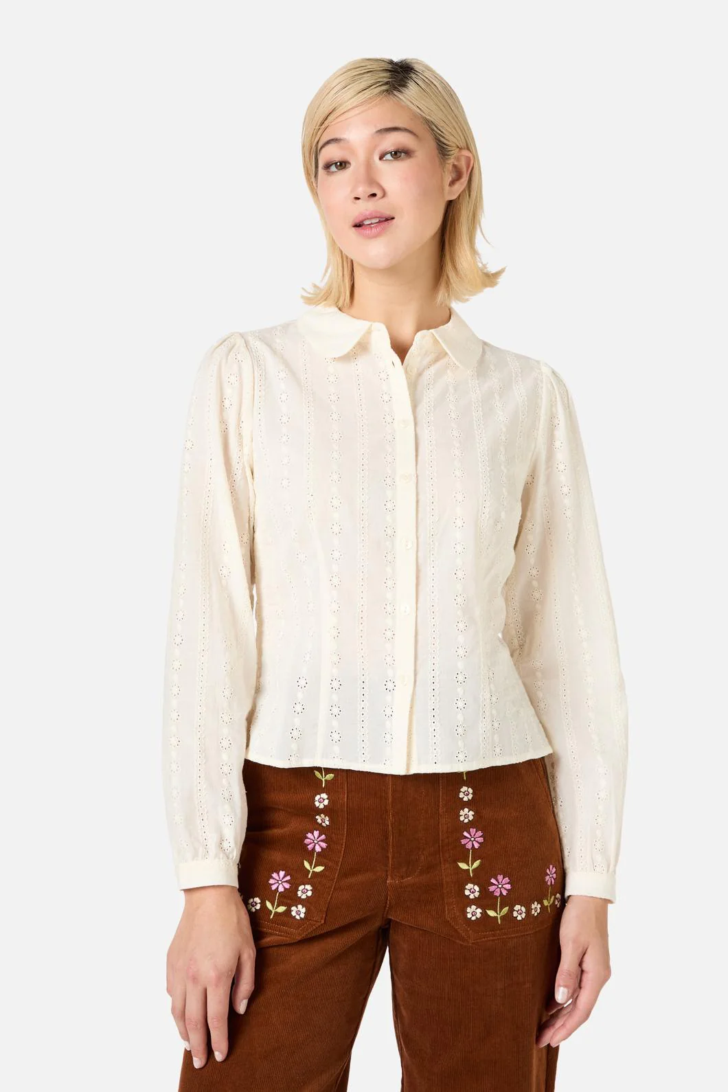 Evelyn Cute Cotton Blouse - Image 3