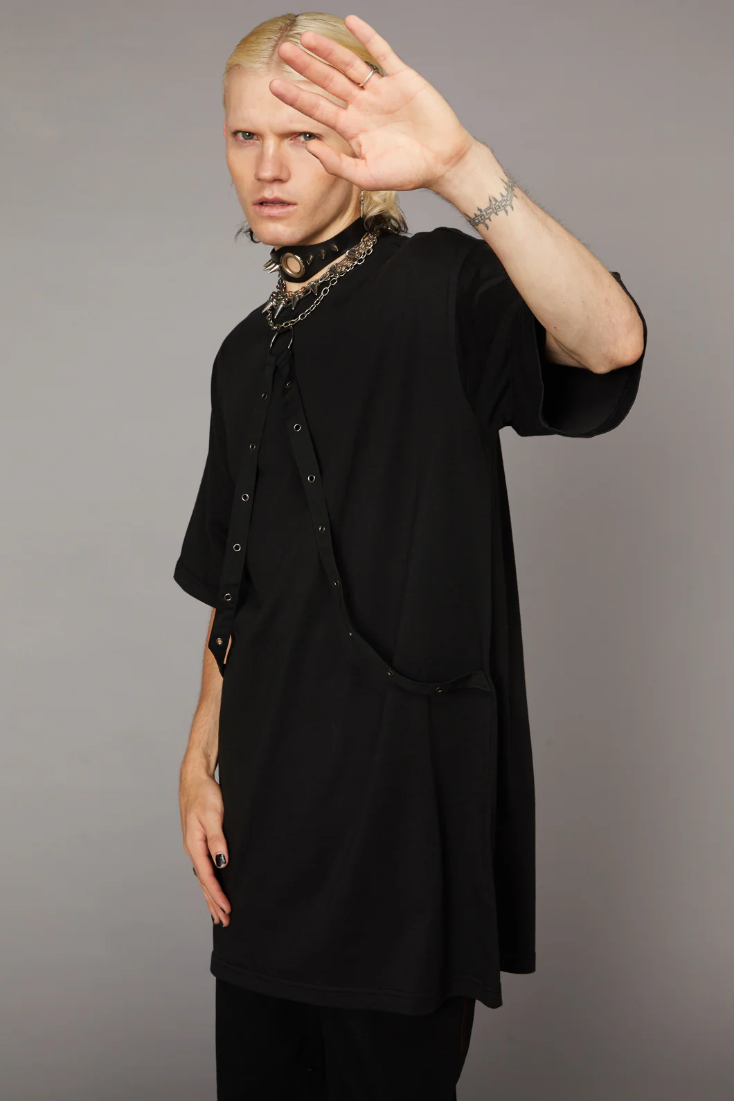 Eyelet Trim Dress