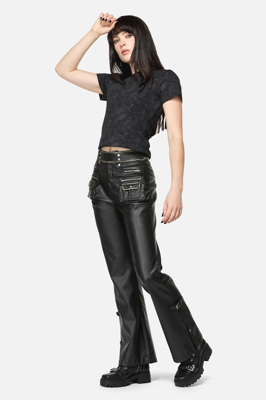 Eyes Closed PU Cargo - Image 5
