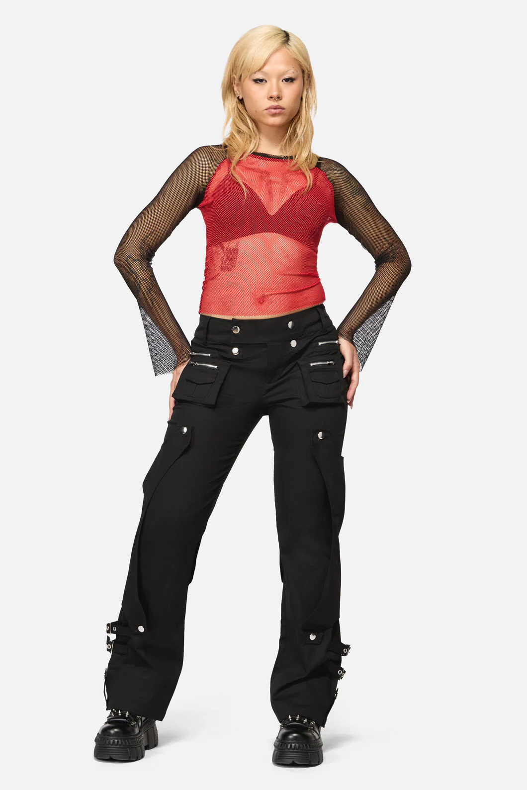 Eyes Closed Slim Fit Cargo