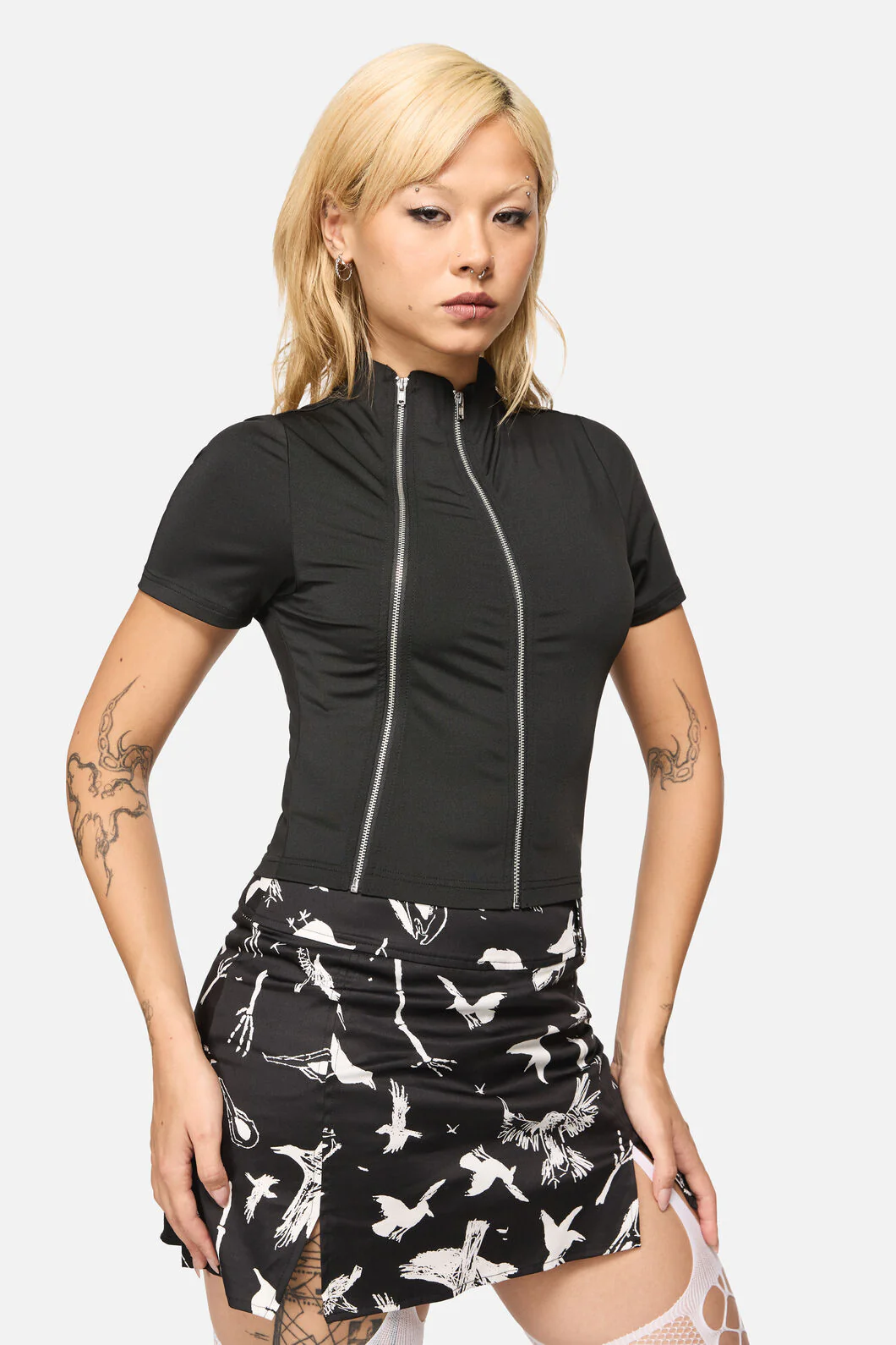 Eyes Closed Zip Top - Image 7