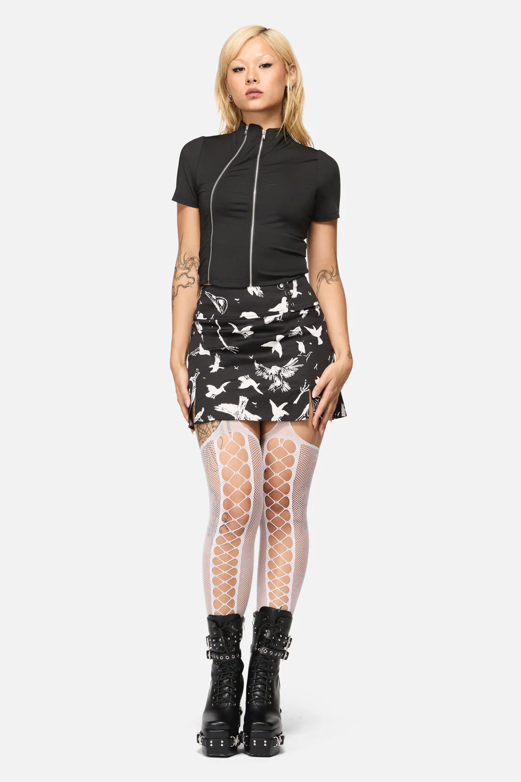 Eyes Closed Zip Top - Image 9