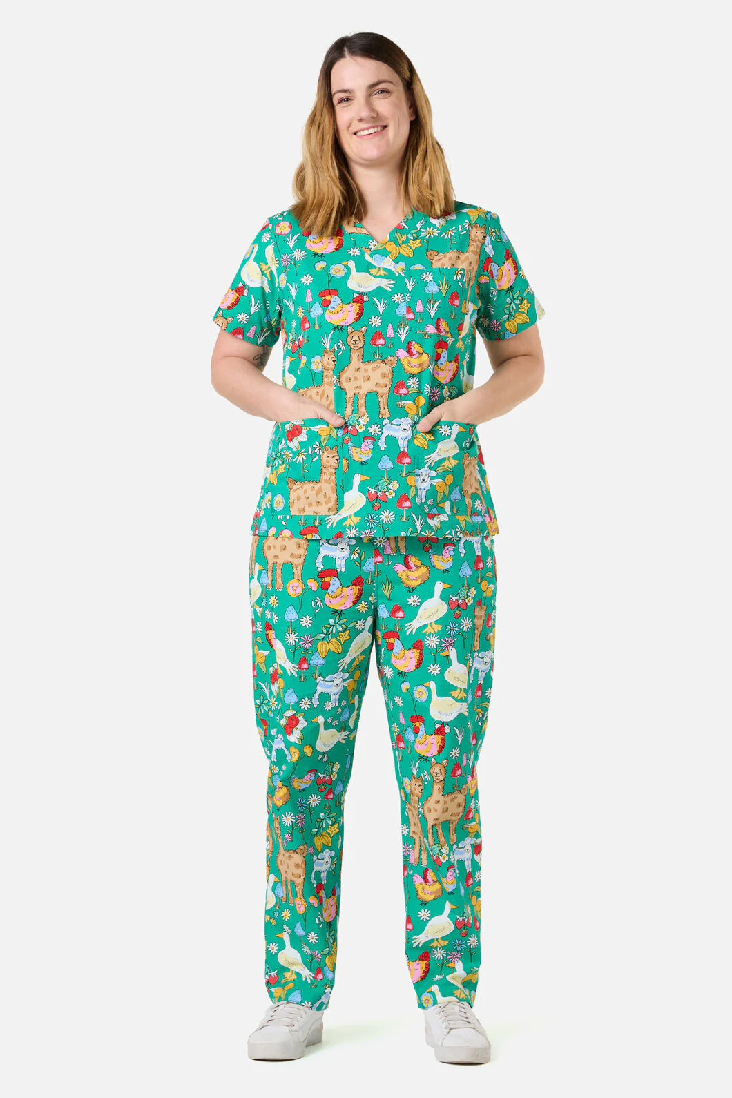 Farm Animals Scrub Set