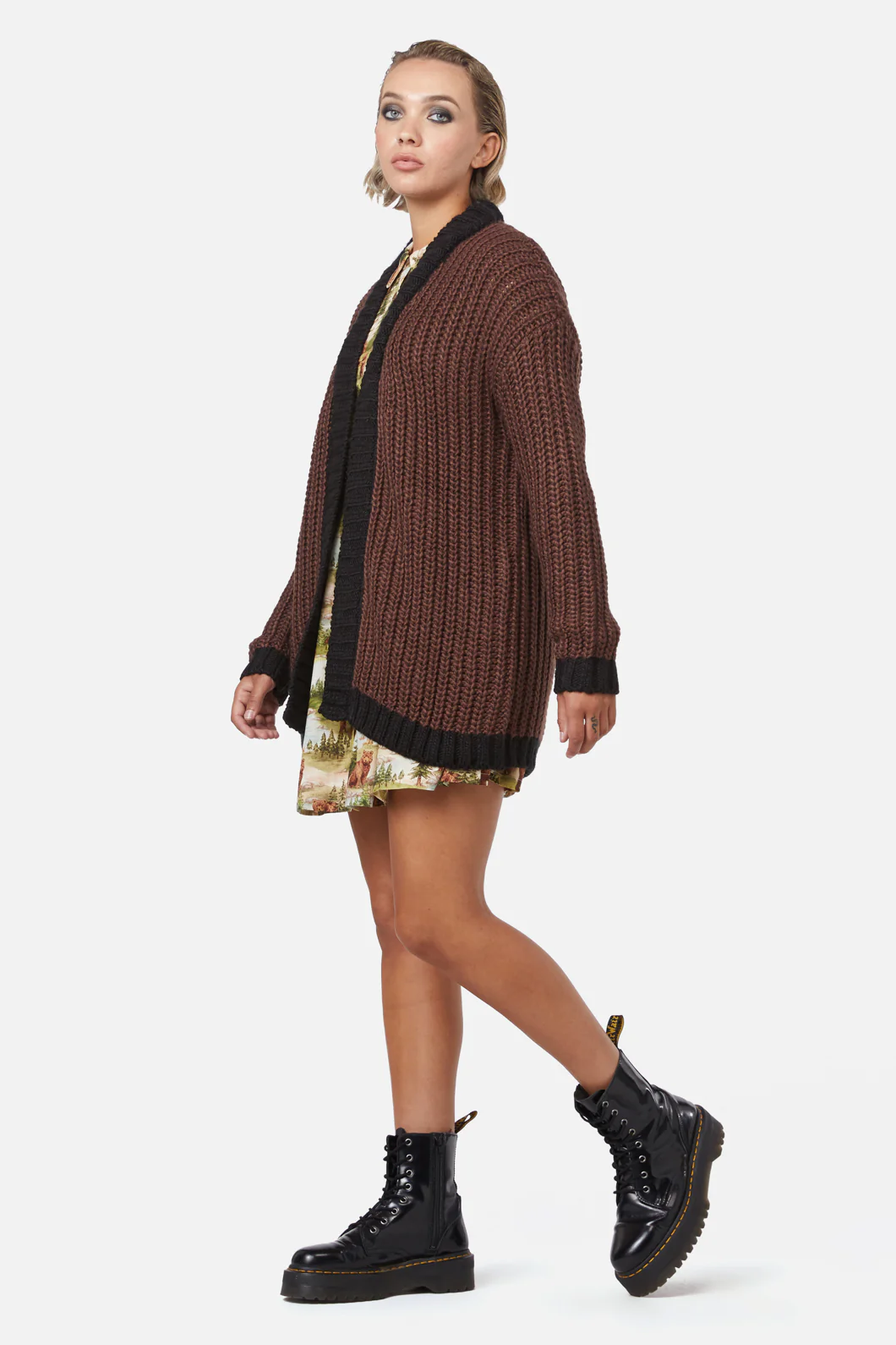Field Work Chunky Knit Cardi - Image 3