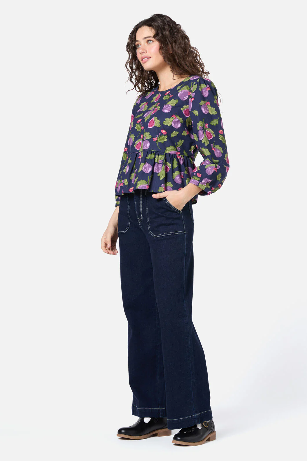 Fig Smock Top - Image 3