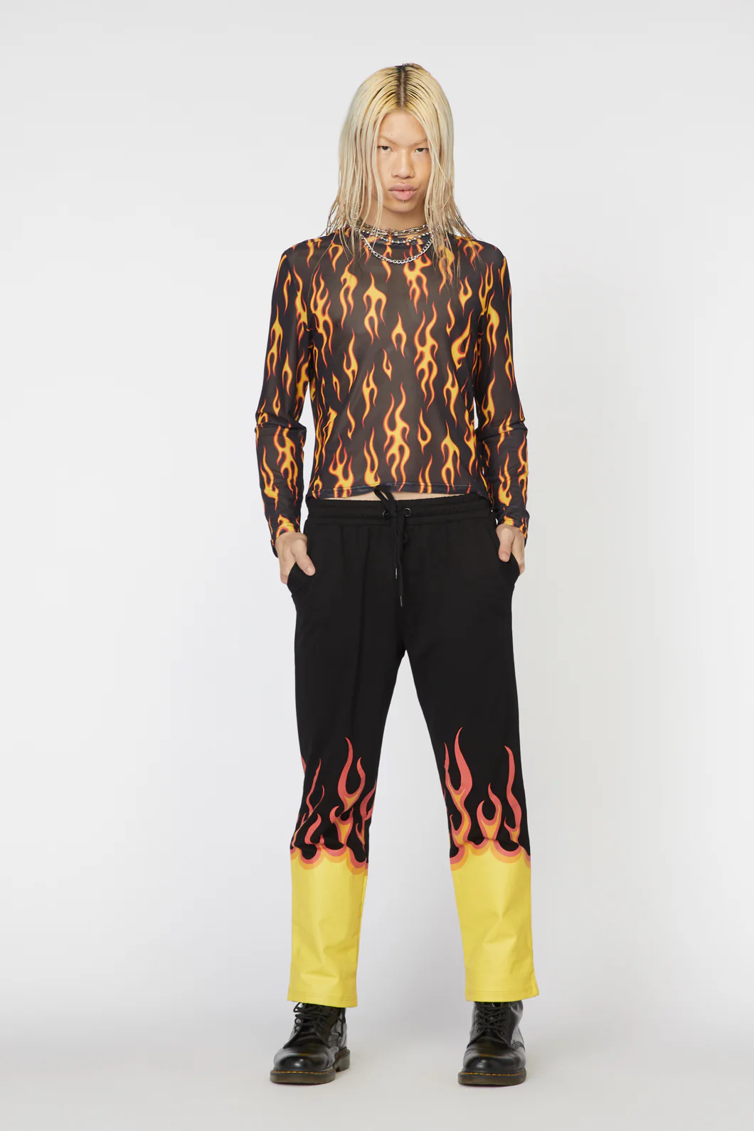 Flame Border Track Pant - Image 3