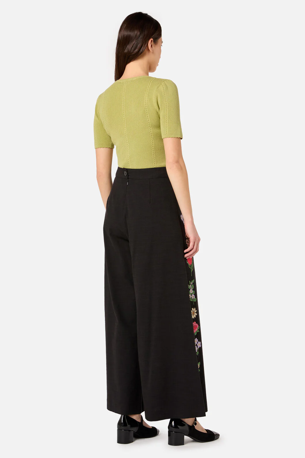Fleur Embroidered Pant - Image 4