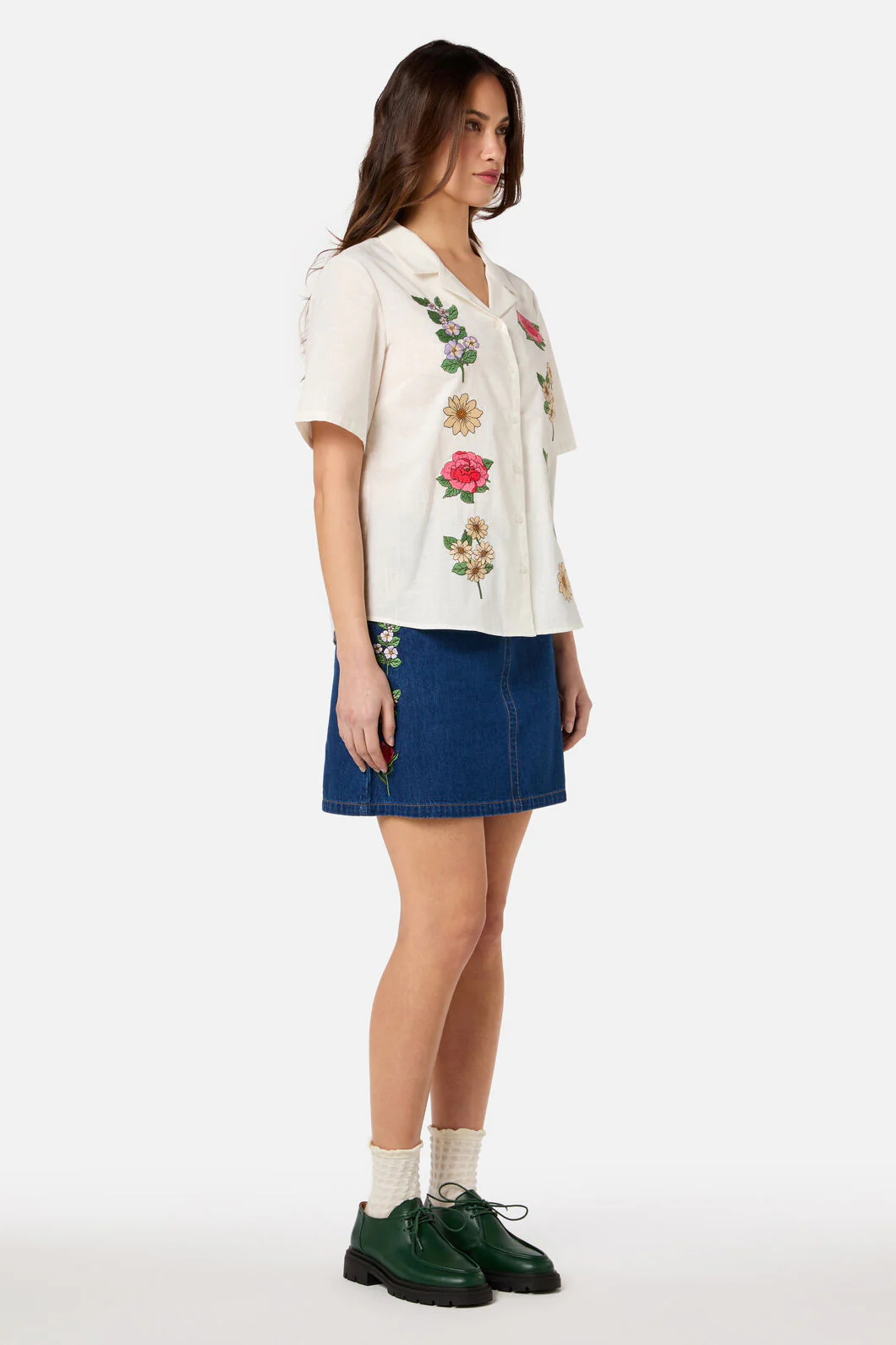 Fleur Embroidered Shirt - Image 4