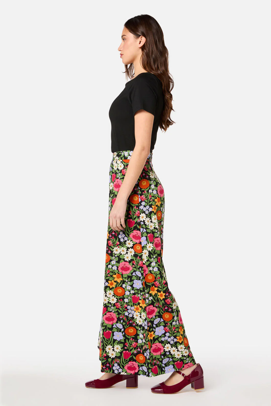 Floral Field Palazzo Pant - Image 3