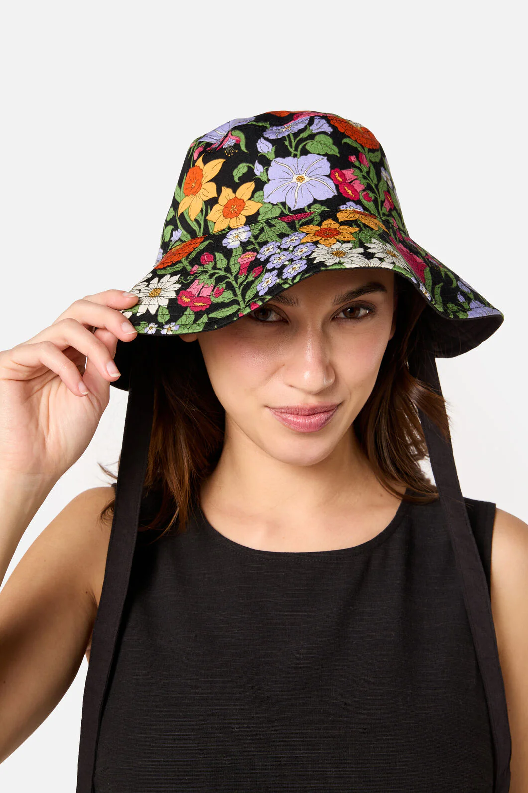 Floral Field Reversible Hat - Image 3