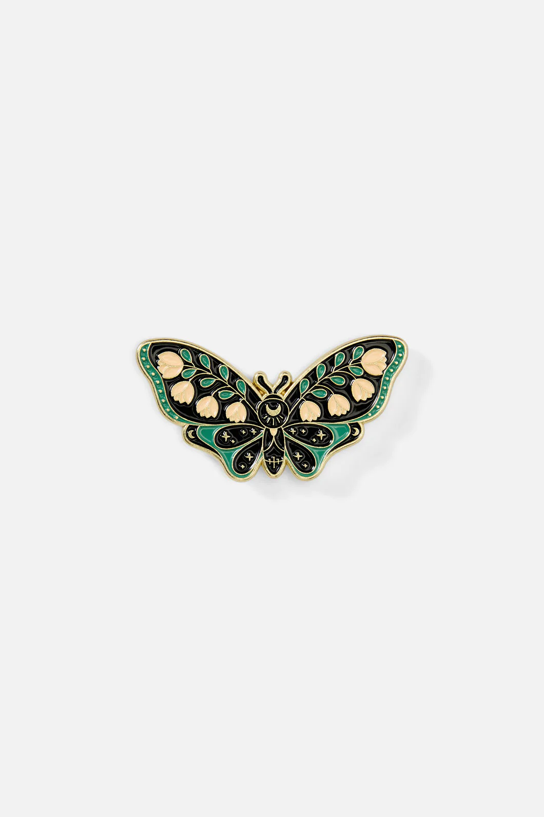 Floral Moth Pin