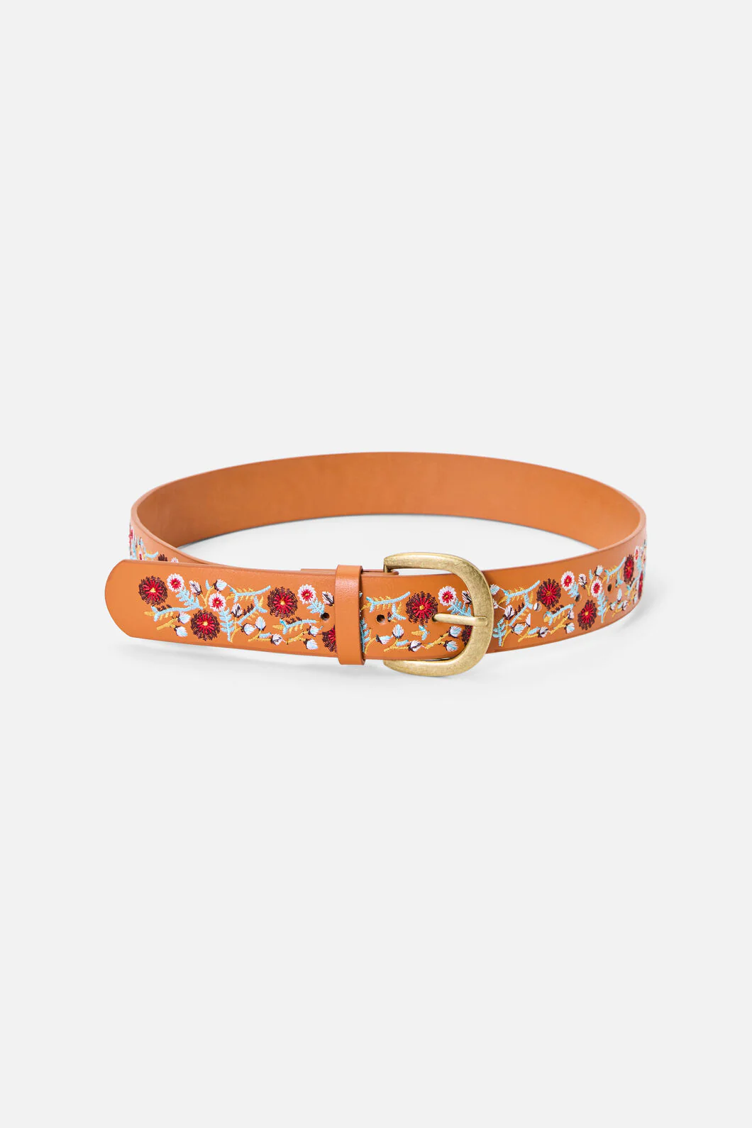 Flower Embroidered Belt