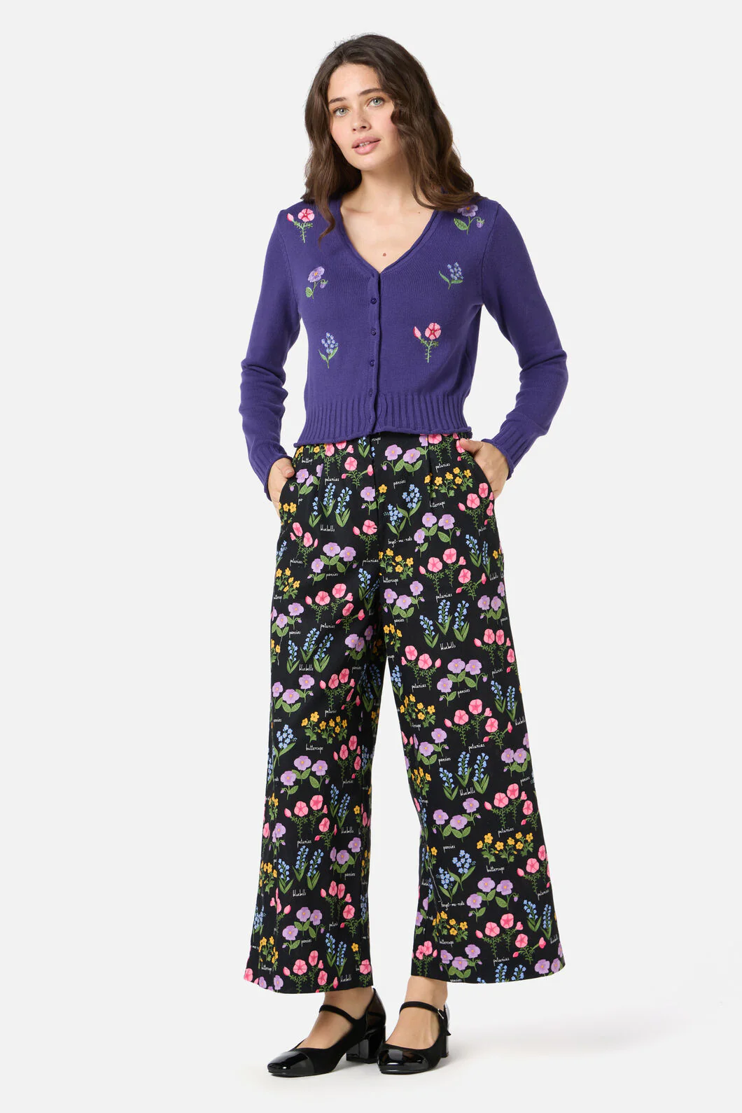 Flower Patch Emb Cardigan - Image 2