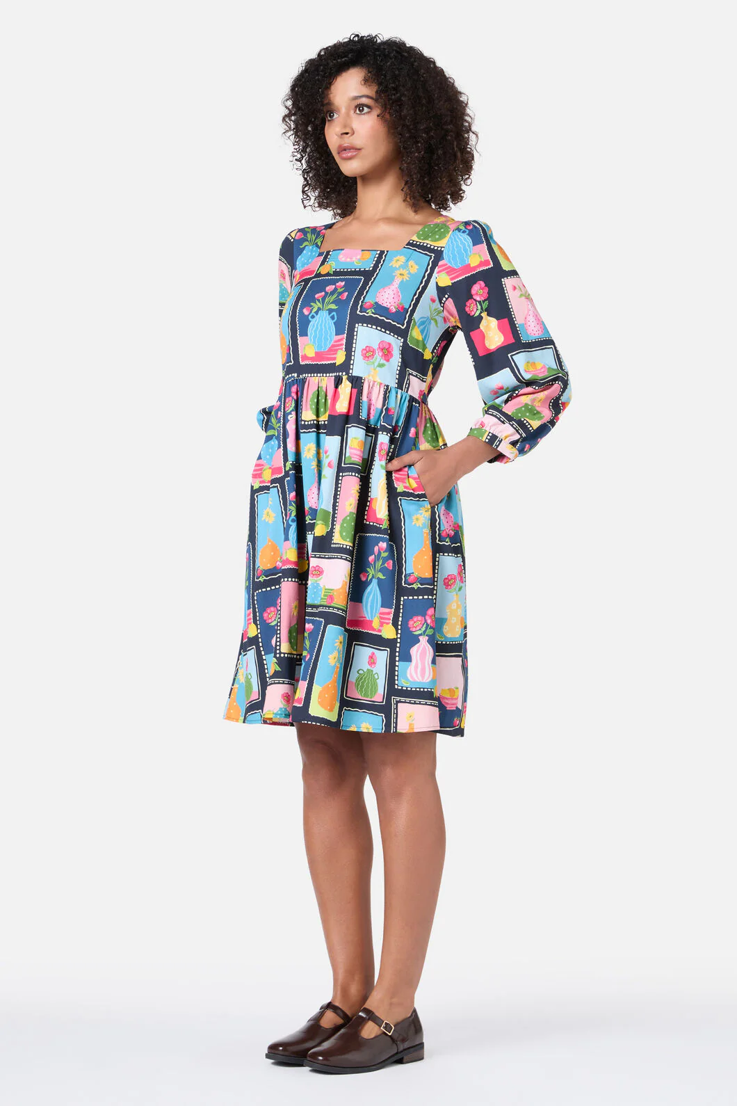 Flower Vases Mini Dress - Image 3