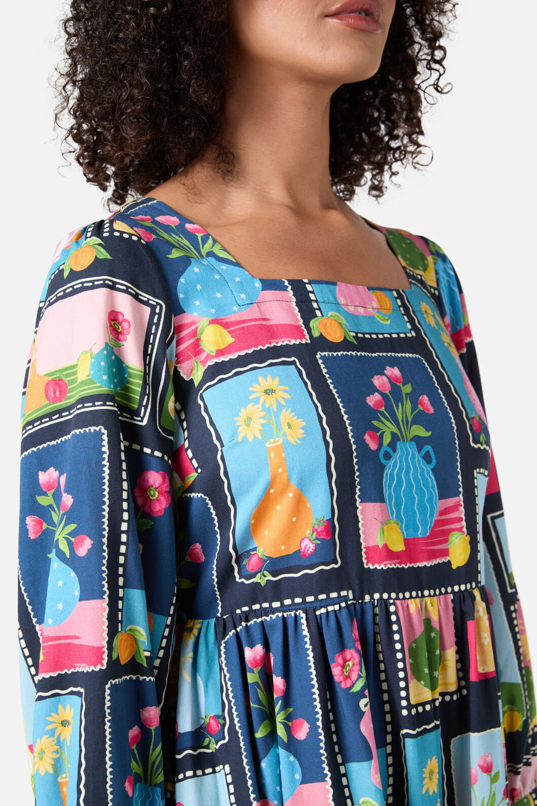 Flower Vases Mini Dress - Image 5