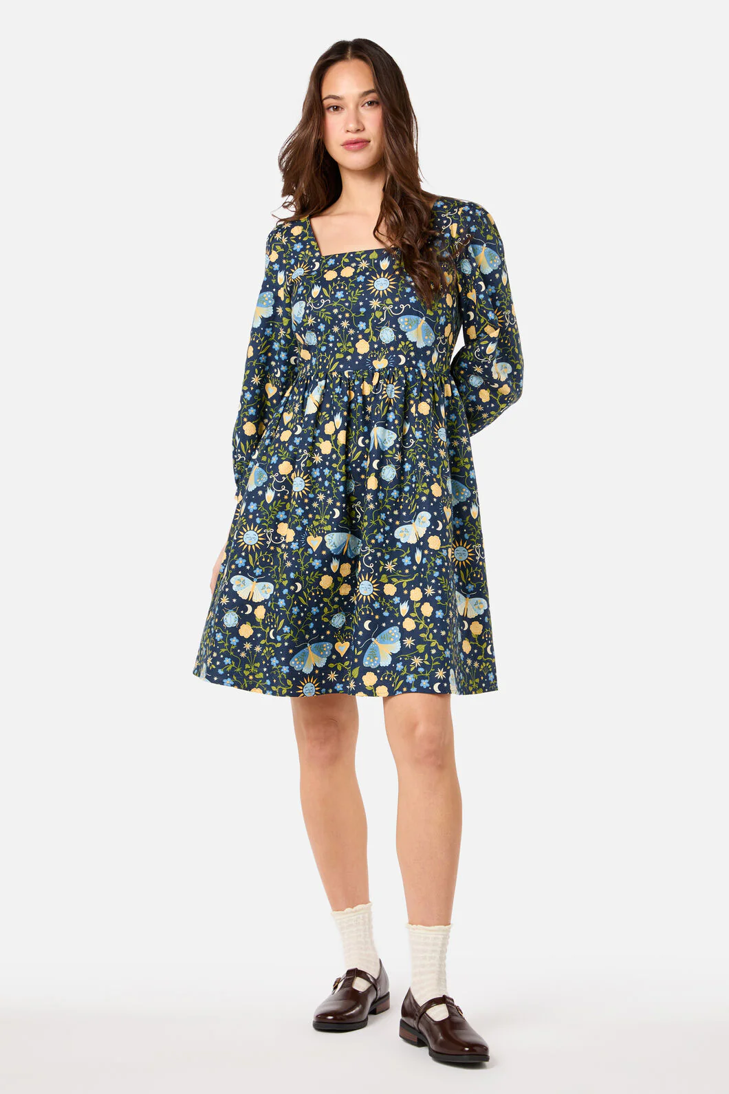 Folk Art Mini Dress