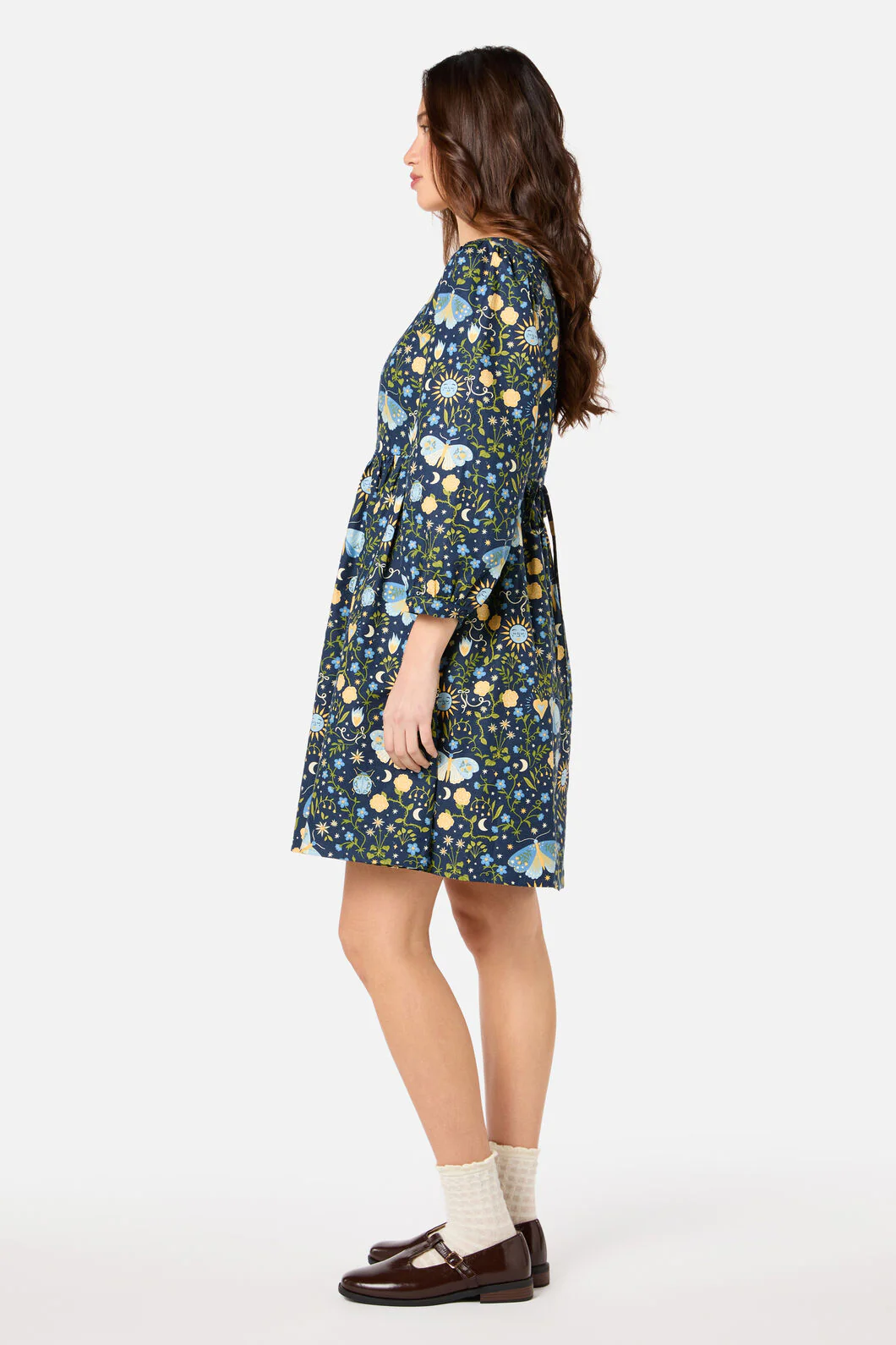 Folk Art Mini Dress - Image 3
