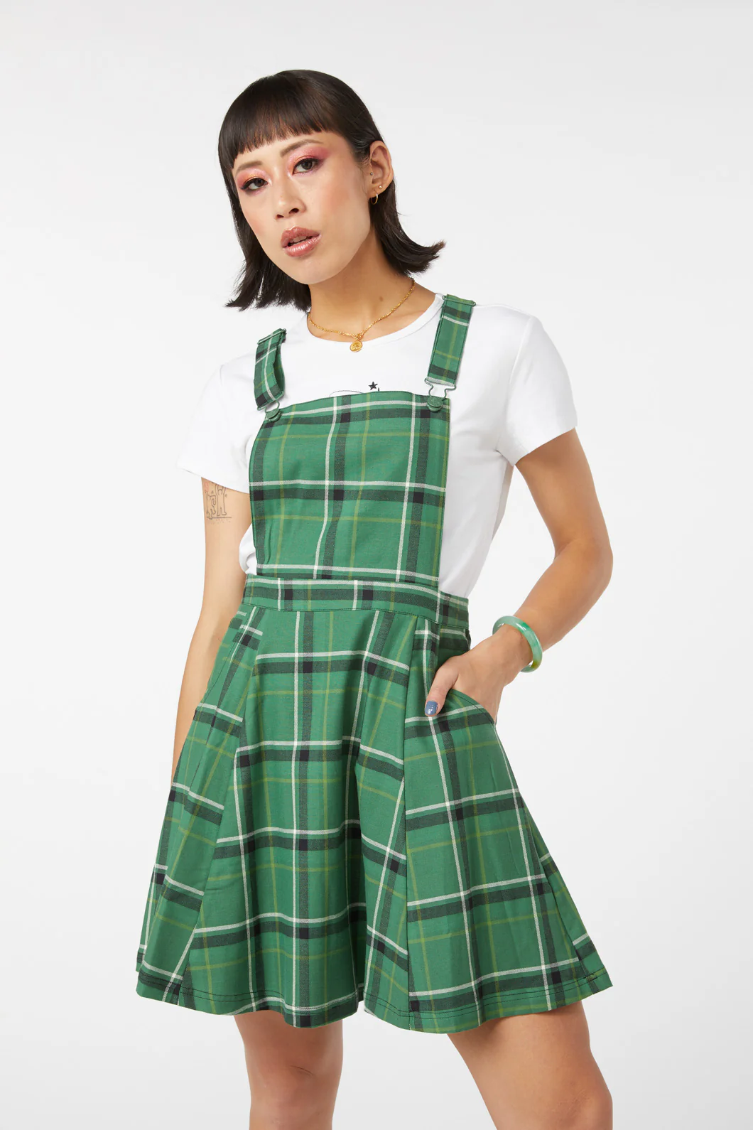 Forest Tartan Pinafore - Image 2