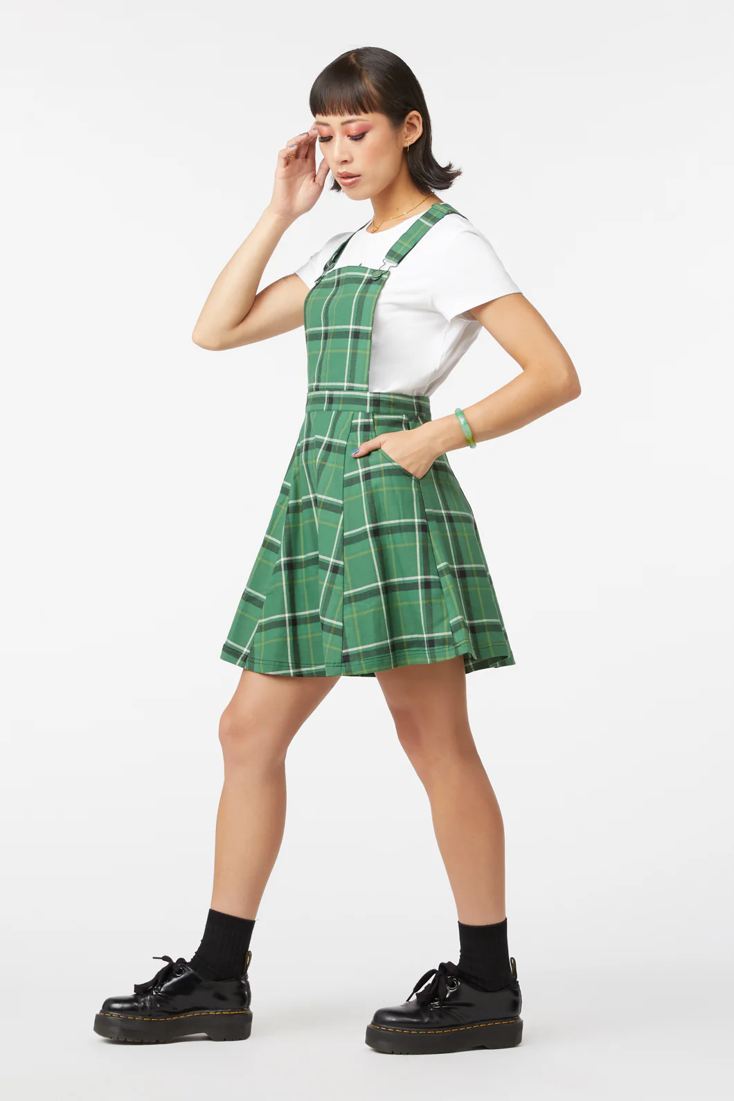 Forest Tartan Pinafore - Image 3
