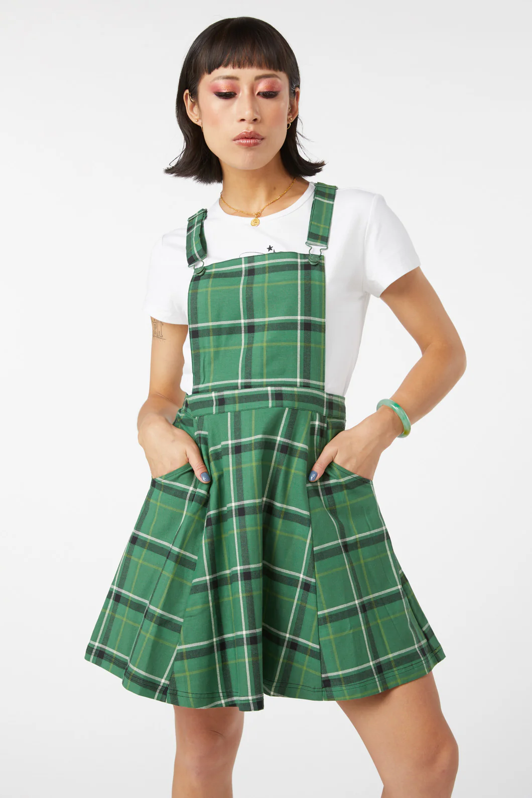 Forest Tartan Pinafore - Image 5