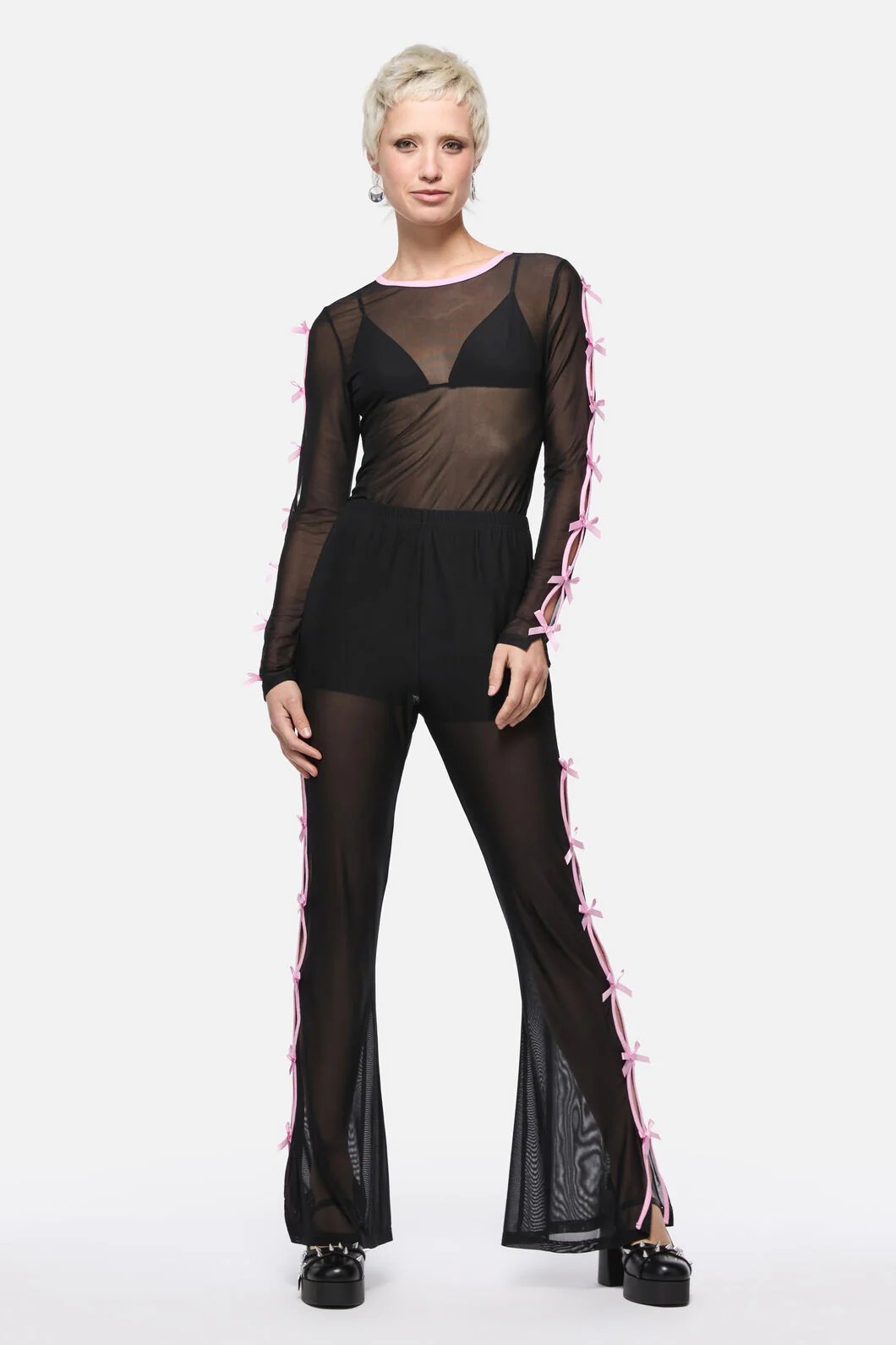 Forgotten City Mesh Cut Out Pant - Image 2