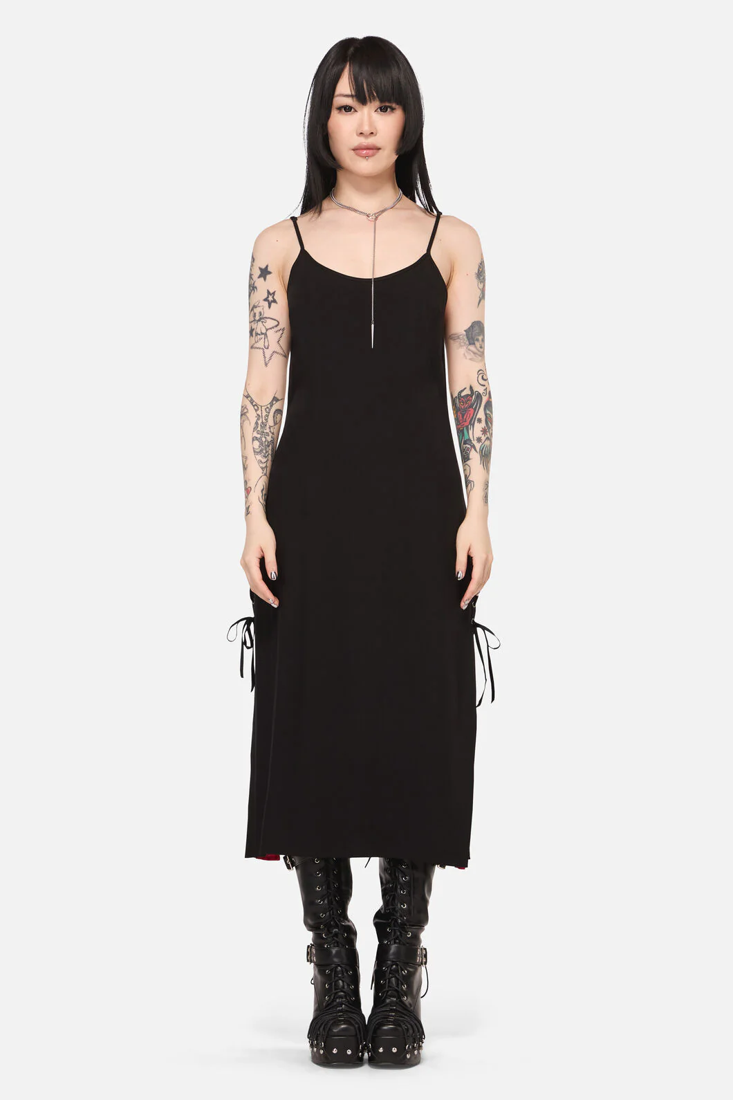 Framed Goth Midi Dress - Image 4