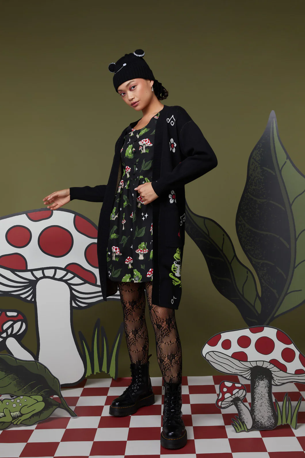 Froggy Picnic Cardigan - Image 3