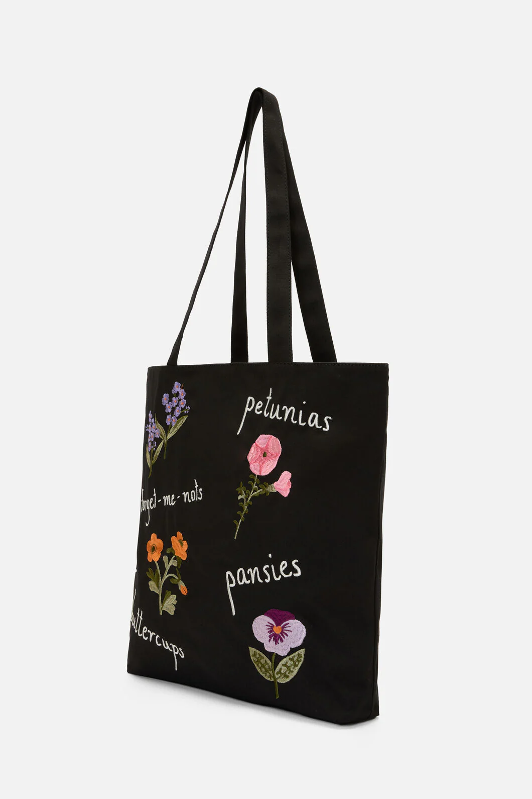 Garden Embroidery Tote - Image 3