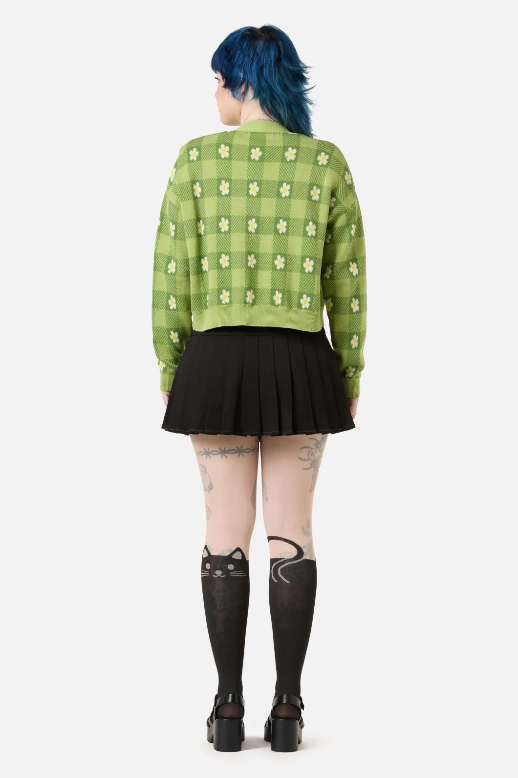 Garden Hedge Check Cardigan - Image 10