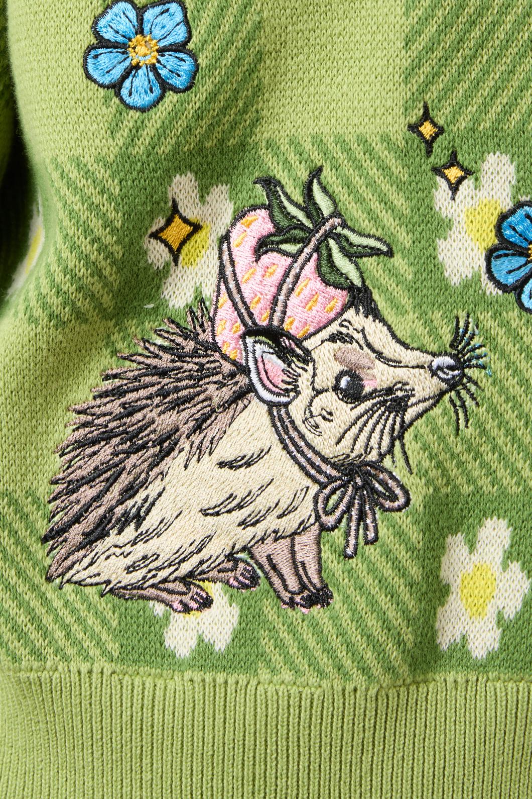 Garden Hedge Check Cardigan - Image 6