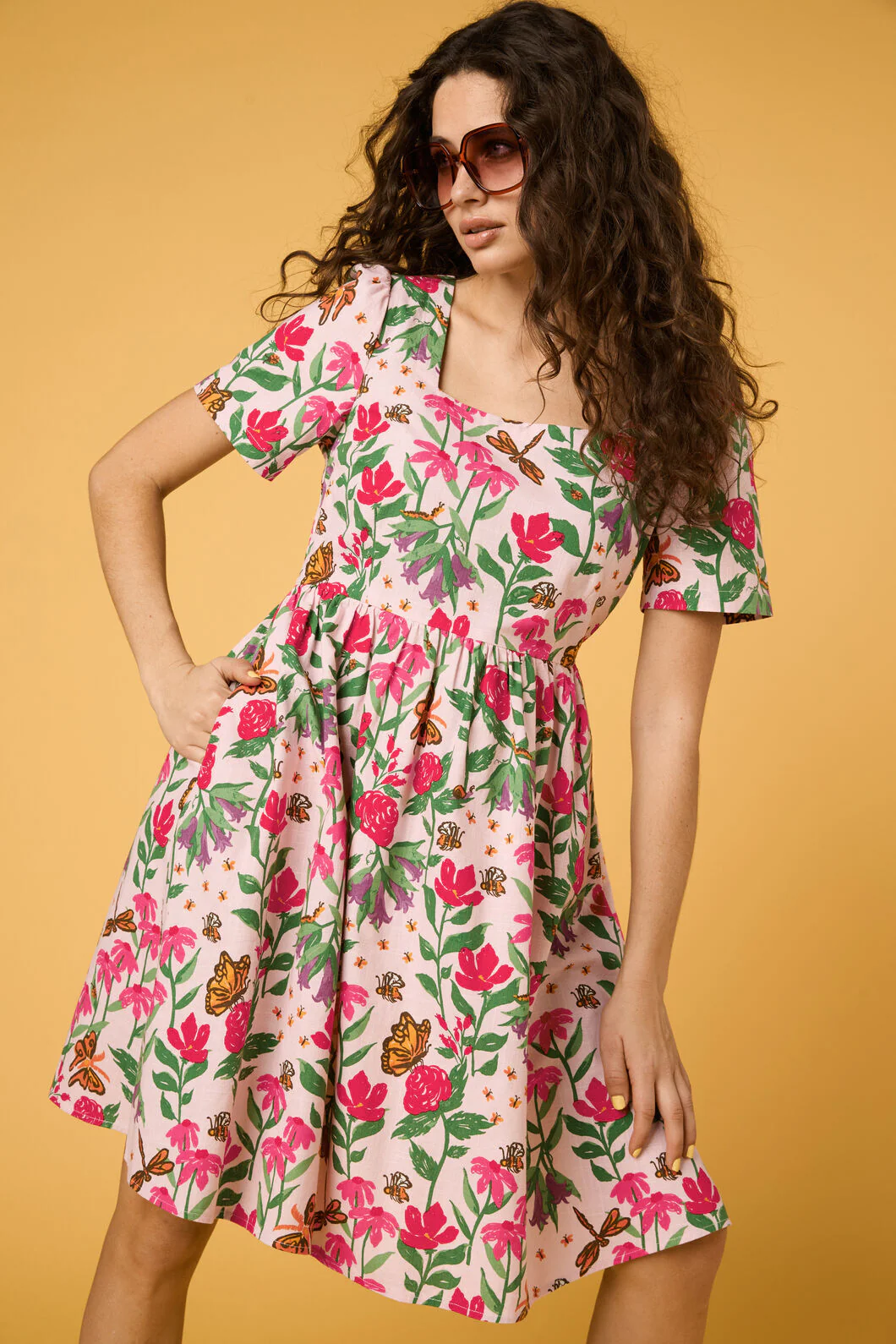 Garden Party Smock Dress - Image 2