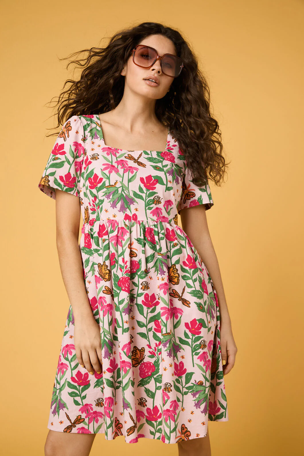 Garden Party Smock Dress - Image 3