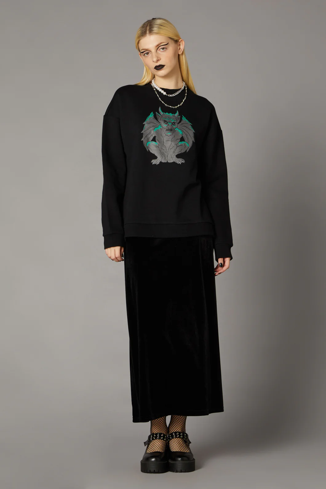 Gargoyle Print Sweater - Image 2