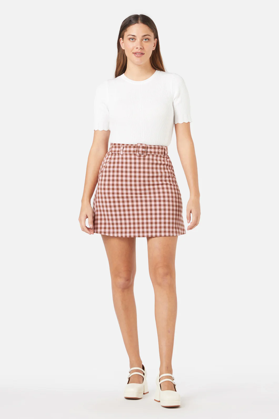 Gelati Gingham Skirt - Image 3