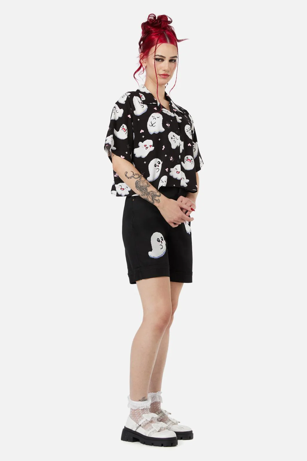 Ghostie Print Blouse - Image 3