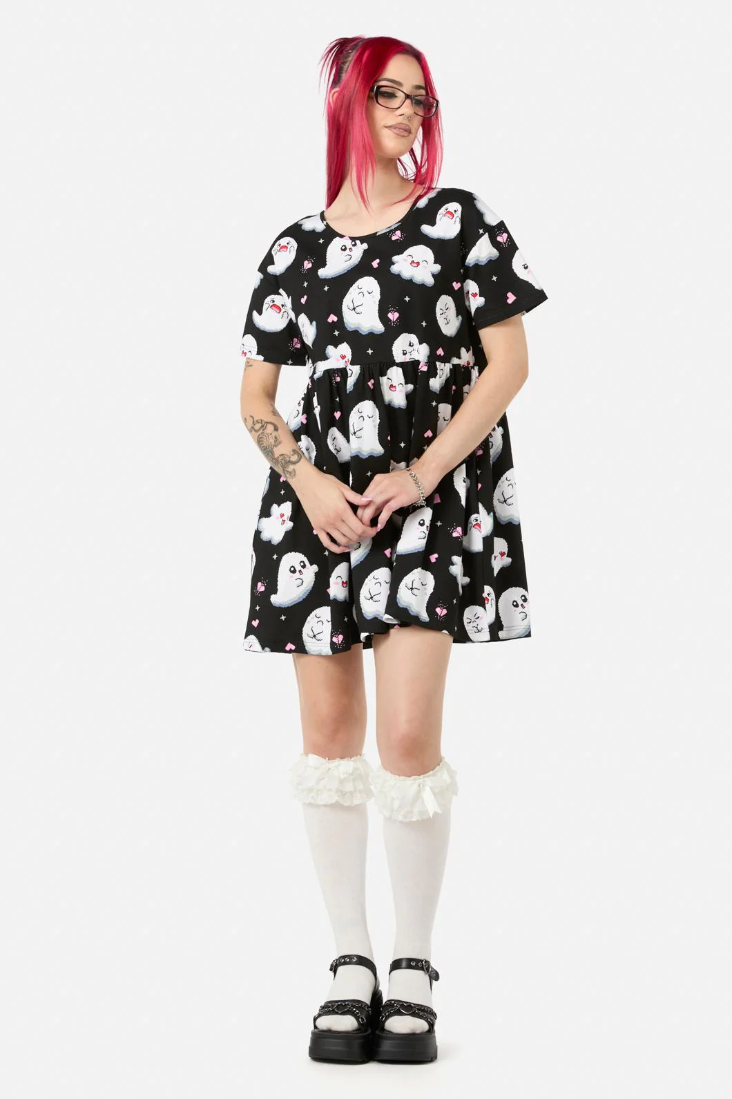 Ghostie Print Dress - Image 2