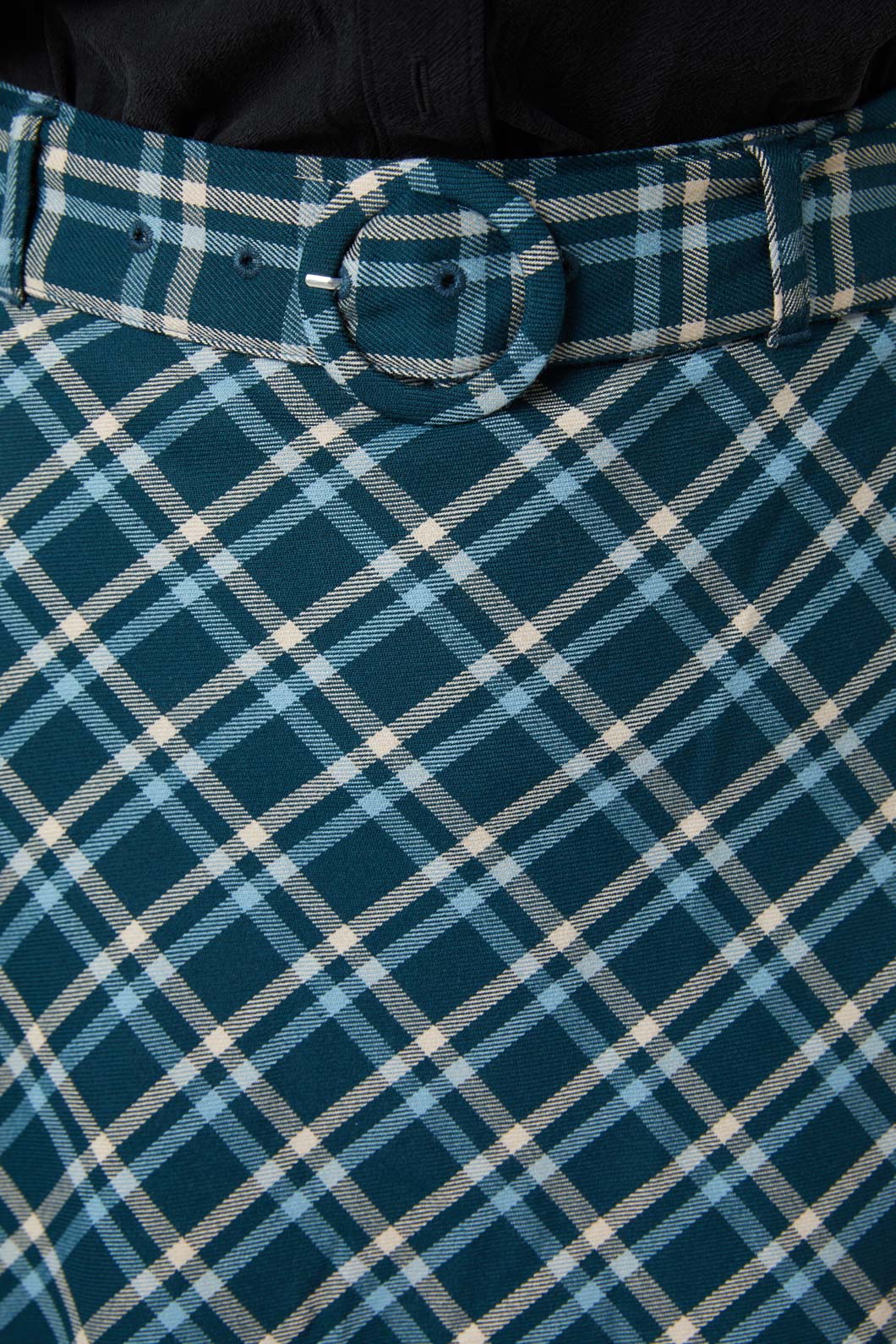 Gina Check A Line Skirt - Image 10