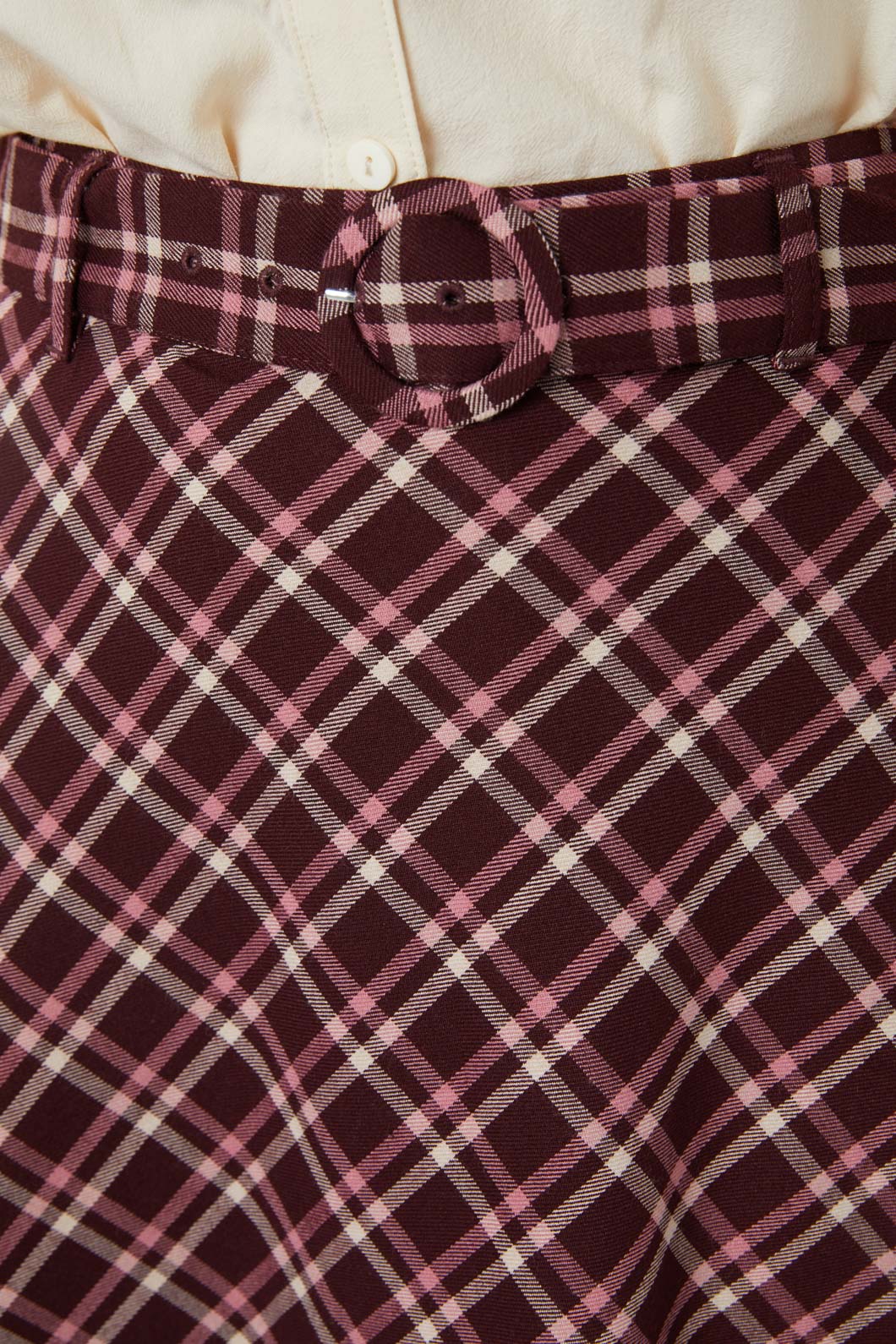 Gina Check A Line Skirt - Image 5