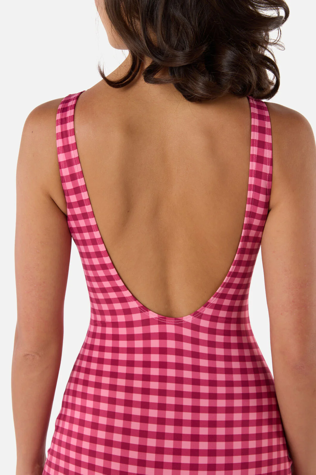Gingham Boyleg One Piece - Image 6