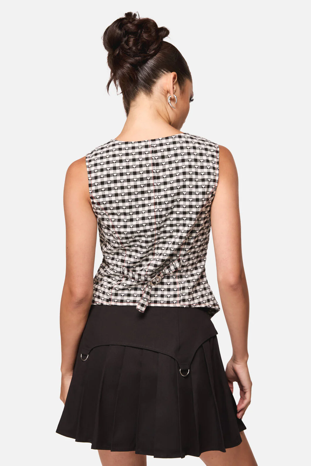 Glass Heart Asymmetrical Vest - Image 3