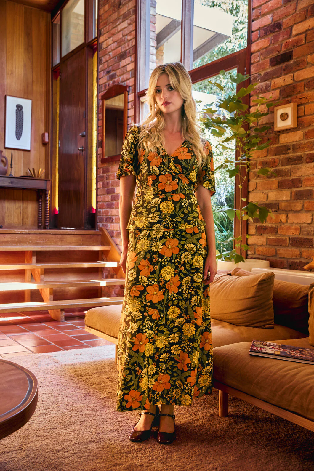 Gloria 70'S Floral Top - Image 2