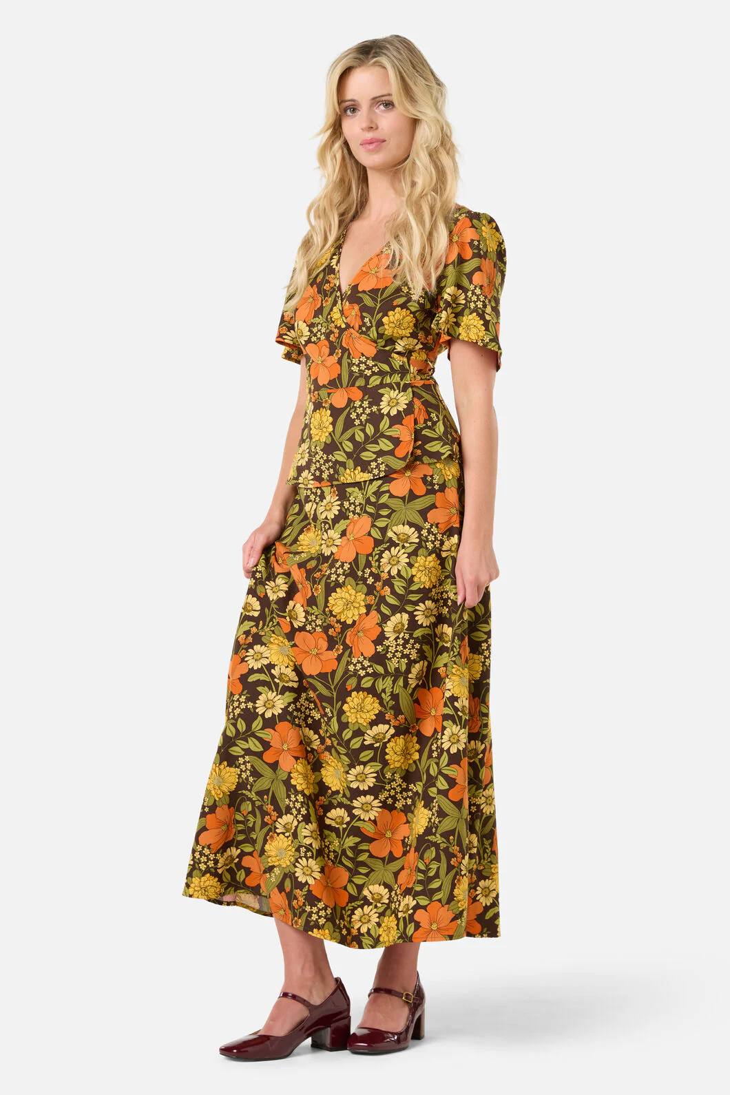 Gloria 70'S Floral Top - Image 7