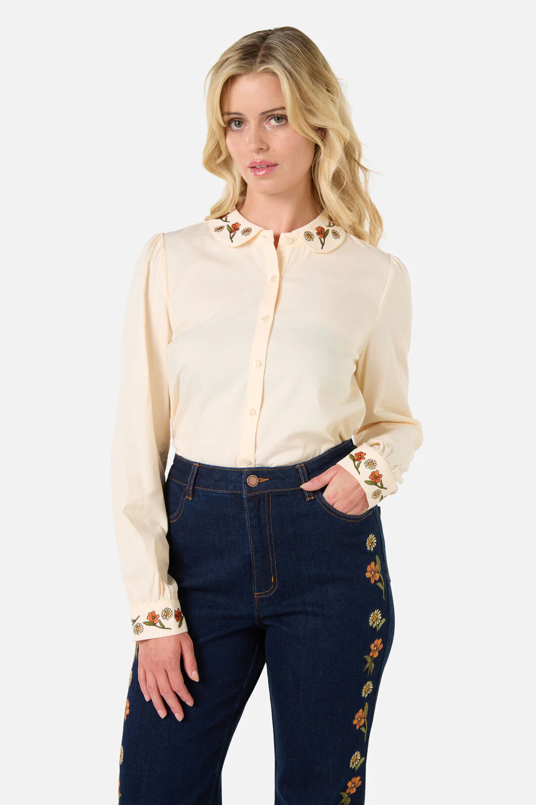 Gloria Embroidered Blouse